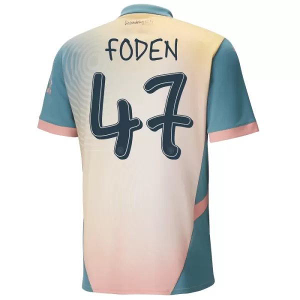 Günstige Manchester City Foden 47 Herrentrikot Vierte 2024/25 Kurzarm