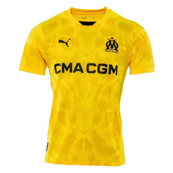 Günstige Olympique Marseille Torwart Kindertrikot Auswärts 2024/25 Kurzarm