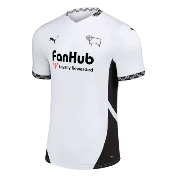 Günstige Derby County Herrentrikot Heim 2024/25 Kurzarm