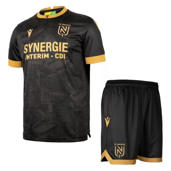 Günstige FC Nantes Kindertrikot Auswärts 2024/25 Kurzarm