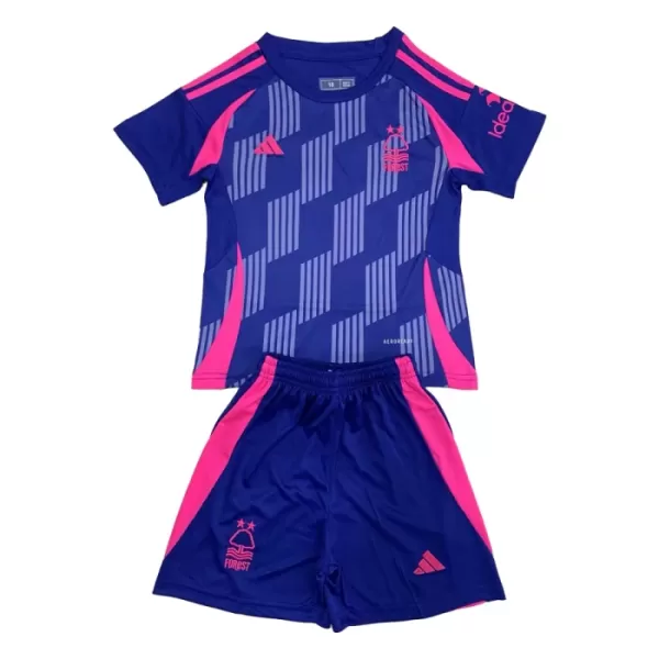 Günstige Nottingham Forest Kindertrikot Auswärts 2024/25 Kurzarm