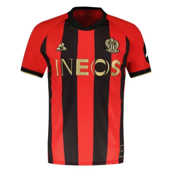 Günstige OGC Nice Herrentrikot Heim 2024/25 Kurzarm