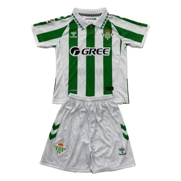 Günstige Real Betis Kindertrikot Heim 2024/25 Kurzarm