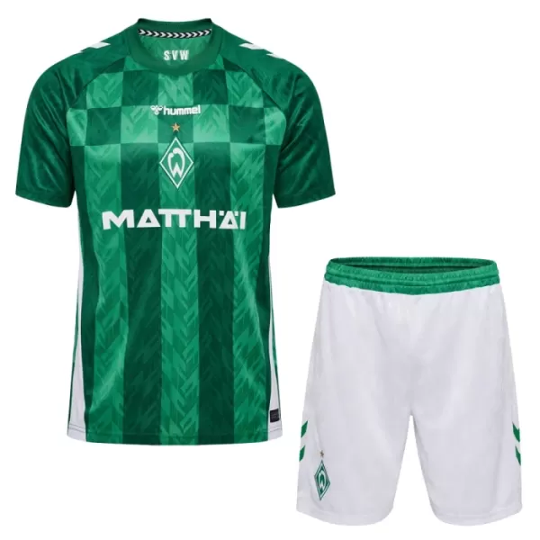 Günstige Werder Bremen Kindertrikot Heim 2024/25 Kurzarm