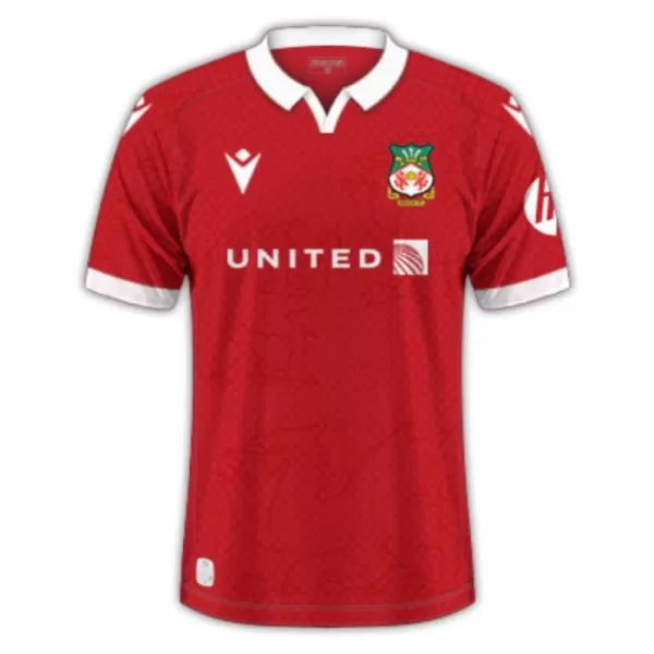 Günstige Wrexham Herrentrikot Heim 2024/25 Kurzarm