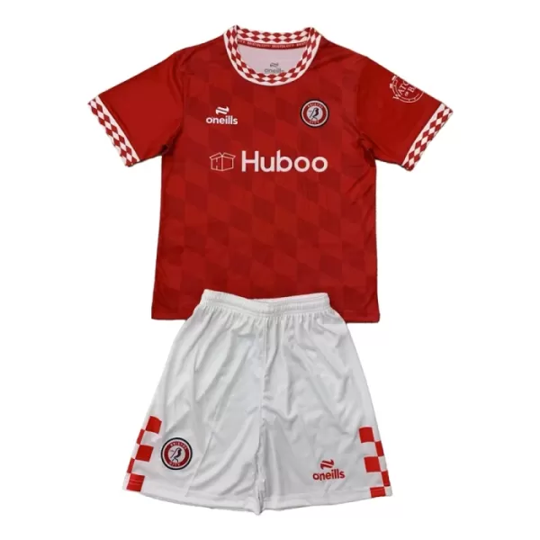 Günstige Bristol City Kindertrikot Heim 2024/25 Kurzarm