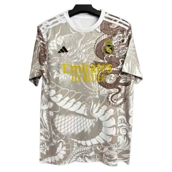 Günstige Real Madrid Dragon Herrentrikot 2024/25 Kurzarm Weiße - Speziell