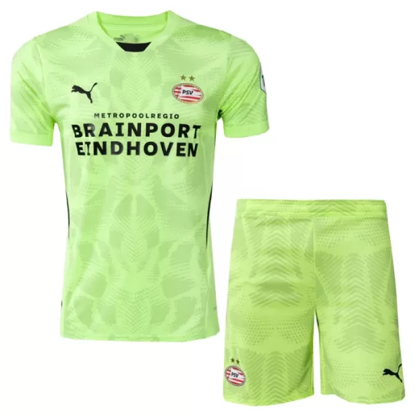 Günstige PSV Eindhoven Torwart Kindertrikot Auswärts 2024/25 Kurzarm