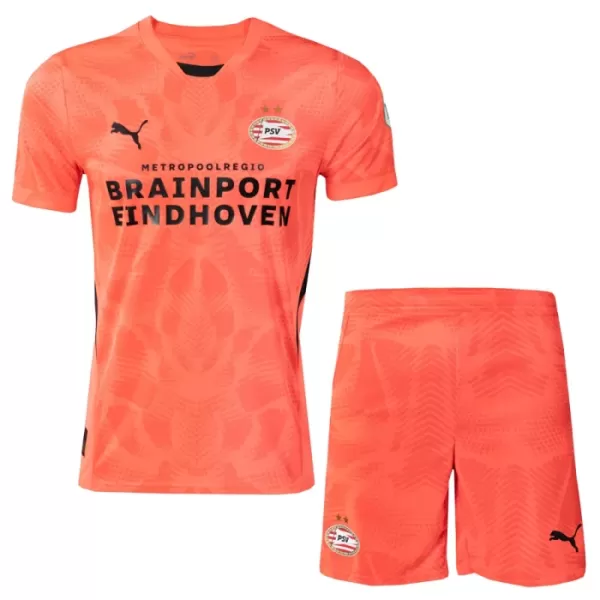 Günstige PSV Eindhoven Torwart Kindertrikot Heim 2024/25 Kurzarm