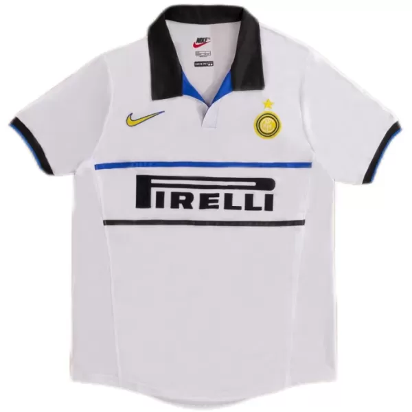 Günstige Inter Mailand 1998-99 Herrentrikot Auswärts Retro Kurzarm