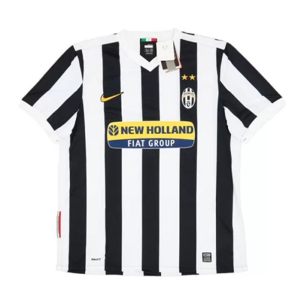 Günstige Juventus Turin 2009-10 Herrentrikot Heim Retro Kurzarm