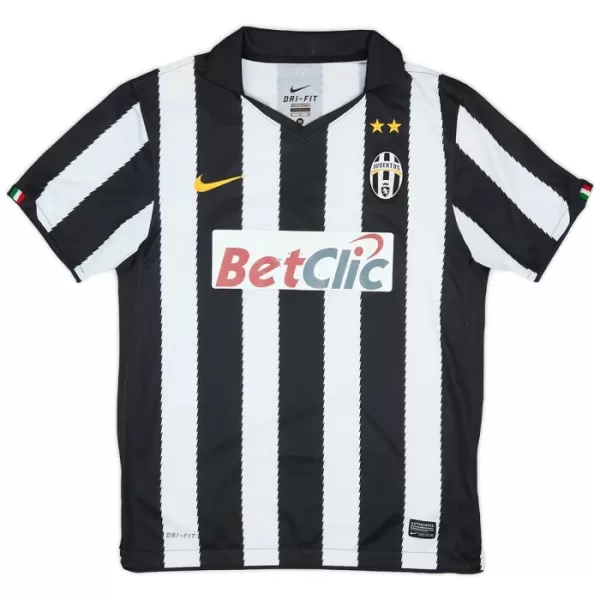 Günstige Juventus Turin 2010-11 Herrentrikot Heim Retro Kurzarm