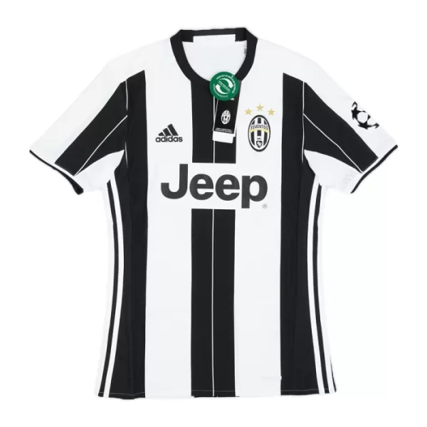 Günstige Juventus Turin 2016-17 Herrentrikot Heim Retro Kurzarm