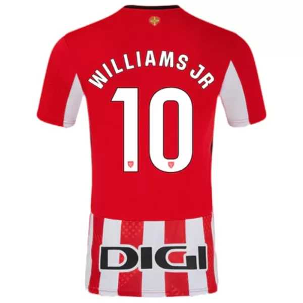 Günstige Athletic Bilbao Williams JR 10 Herrentrikot Heim 2024/25 Kurzarm