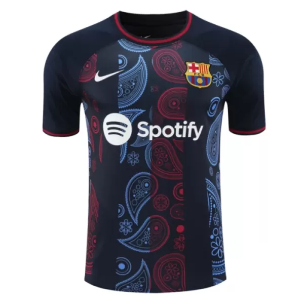 Günstige Barcelona Herrentrikot 2024/25 Kurzarm Navy - Speziell