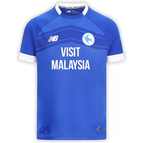 Günstige Cardiff City Herrentrikot Heim 2024/25 Kurzarm