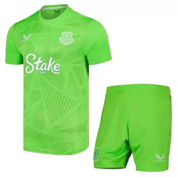 Günstige Everton Torwart Kindertrikot Heim 2024/25 Kurzarm