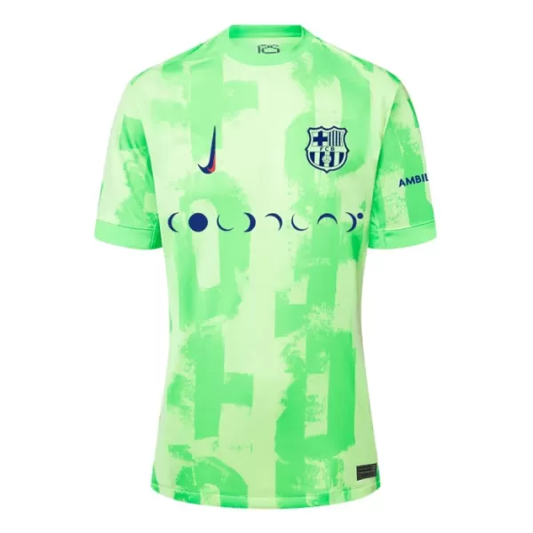 Günstige FC Barcelona ColdPlay Herrentrikot Ausweich 2024/25 Kurzarm