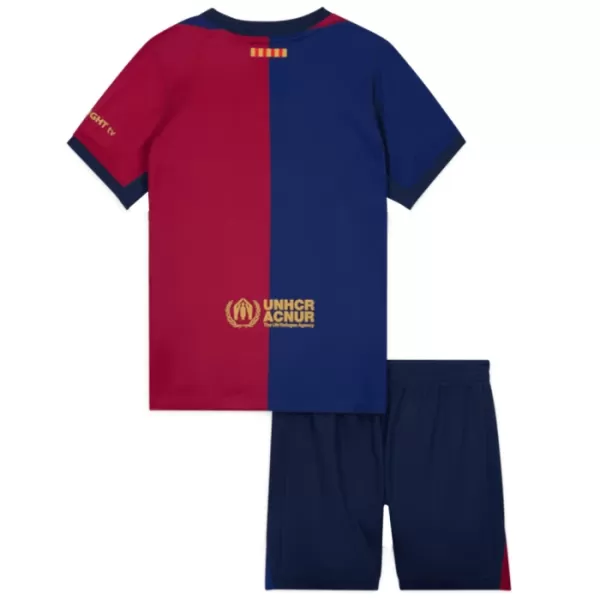 Günstige FC Barcelona ColdPlay Kindertrikot Heim 2024/25 Kurzarm