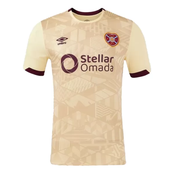 Günstige Heart of Midlothian Herrentrikot Auswärts 2024/25 Kurzarm