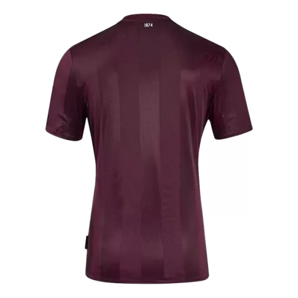 Günstige Heart of Midlothian Herrentrikot Heim 2024/25 Kurzarm