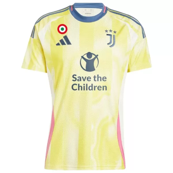 Günstige Juventus Turin SaveChildren Herrentrikot Auswärts 2024/25 Kurzarm