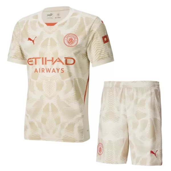 Günstige Manchester City Torwart Kindertrikot Ausweich 2024/25 Kurzarm