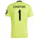 Günstige Real Madrid Courtois 1 Torwart Herrentrikot Ausweich 2024/25 Kurzarm