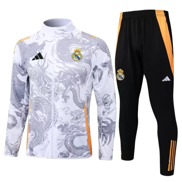 Real Madrid Dragon Trainingsjackenanzüge 2024/25 Weiße