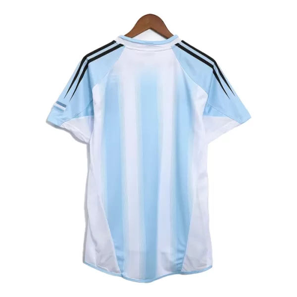 Günstige Argentinien 2004-05 Herrentrikot Heim Retro Kurzarm