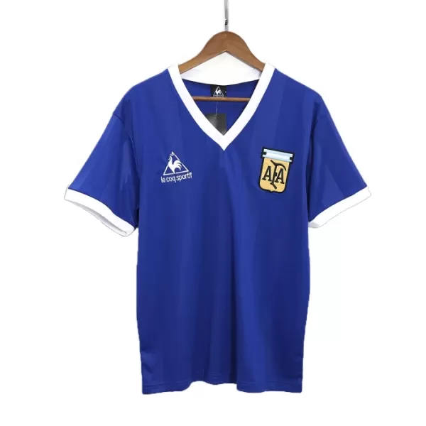 Günstige Argentinien Herrentrikot Auswärts Retro 1986 Kurzarm