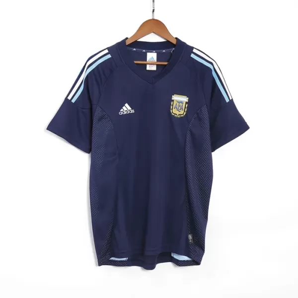 Günstige Argentinien Herrentrikot Auswärts Retro 2002 Kurzarm