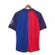 Günstige Barcelona 1999-00 Herrentrikot Heim Retro Kurzarm