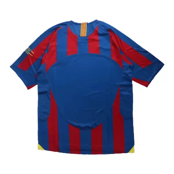 Günstige Barcelona 2005-06 Herrentrikot Heim Retro Kurzarm