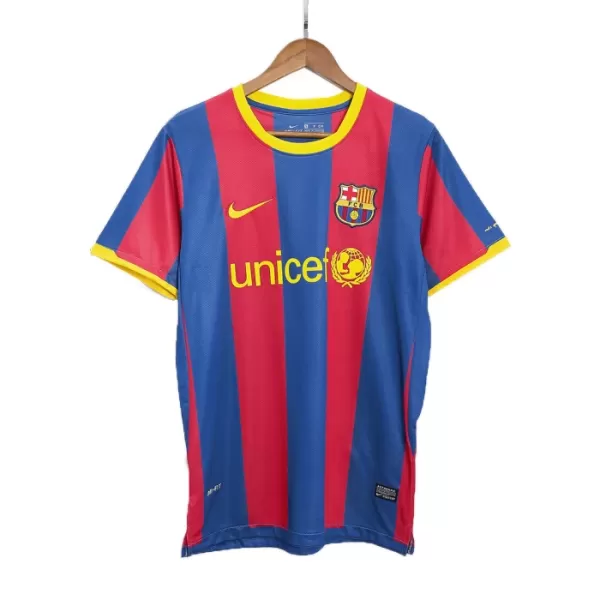 Günstige Barcelona 2010-11 Herrentrikot Heim Retro Kurzarm