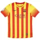 Günstige Barcelona 2013-14 Herrentrikot Auswärts Retro Kurzarm