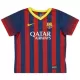 Günstige Barcelona 2013-14 Herrentrikot Heim Retro Kurzarm