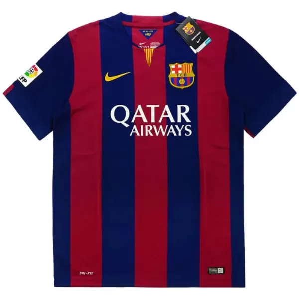 Günstige Barcelona 2014-15 Herrentrikot Heim Retro Kurzarm