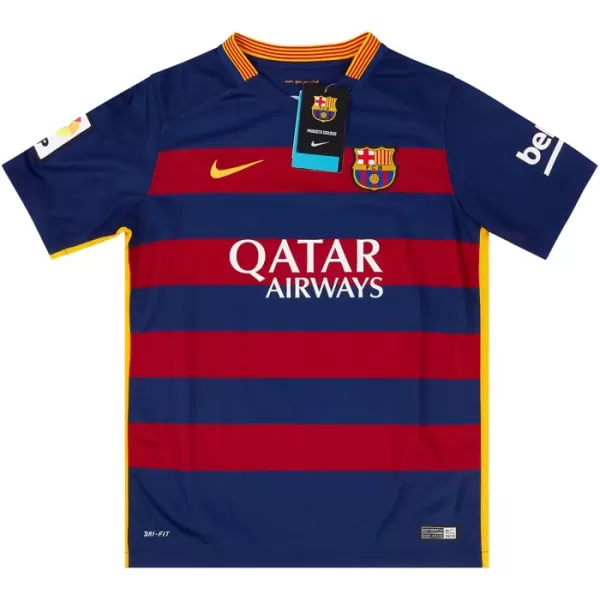 Günstige Barcelona 2015-16 Herrentrikot Heim Retro Kurzarm