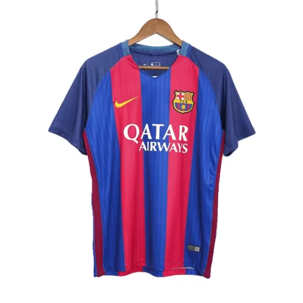 Günstige Barcelona 2016-17 Herrentrikot Heim Retro Kurzarm