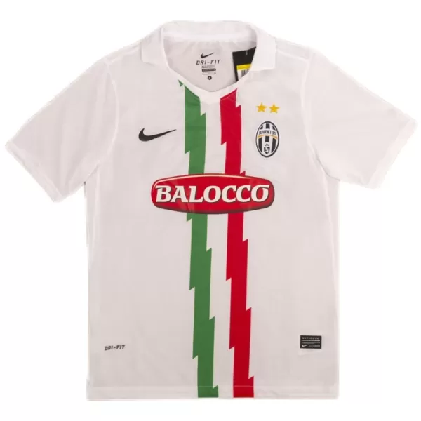 Günstige Juventus Turin 2010-11 Herrentrikot Ausweich Retro Kurzarm