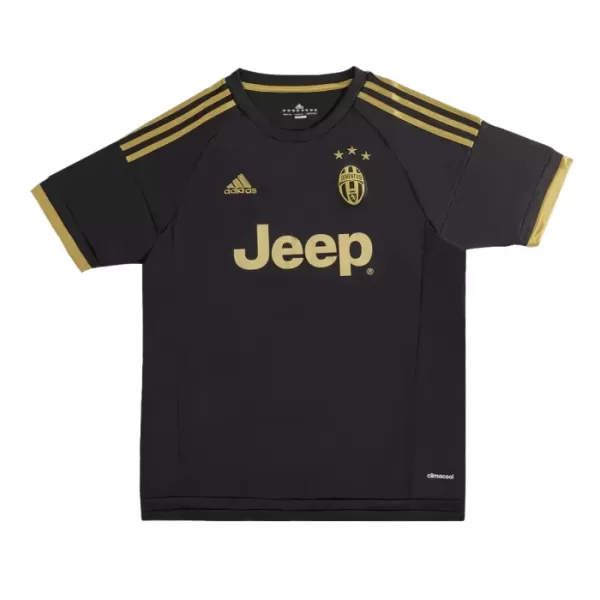 Günstige Juventus Turin 2015-16 Herrentrikot Ausweich Retro Kurzarm