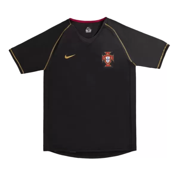 Günstige Portugal 2006 Herrentrikot Auswärts Retro Kurzarm