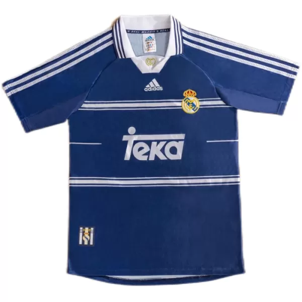 Günstige Real Madrid 1998-99 Herrentrikot Auswärts Retro Kurzarm