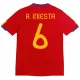 Günstige Spanien A. Iniesta 6 2010 Herrentrikot Heim Retro Kurzarm