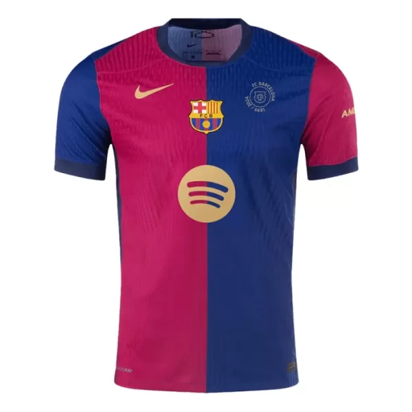 Günstige Barcelona Kindertrikot Jubiläum 2024/25 Kurzarm