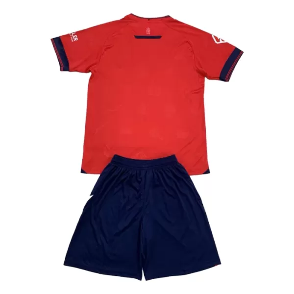 Günstige CA Osasuna Kindertrikot Heim 2024/25 Kurzarm