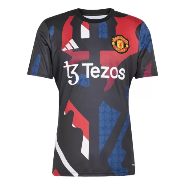 Günstige Manchester United Pre-Match Herrentrikot 2024/25 Kurzarm