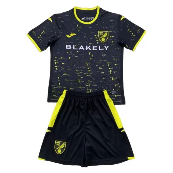 Günstige Norwich City Kindertrikot Auswärts 2024/25 Kurzarm