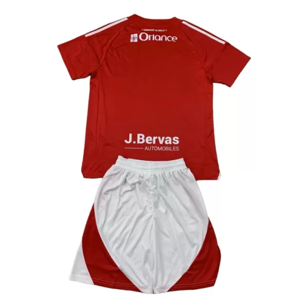 Günstige Stade Brestois Kindertrikot Heim 2024/25 Kurzarm